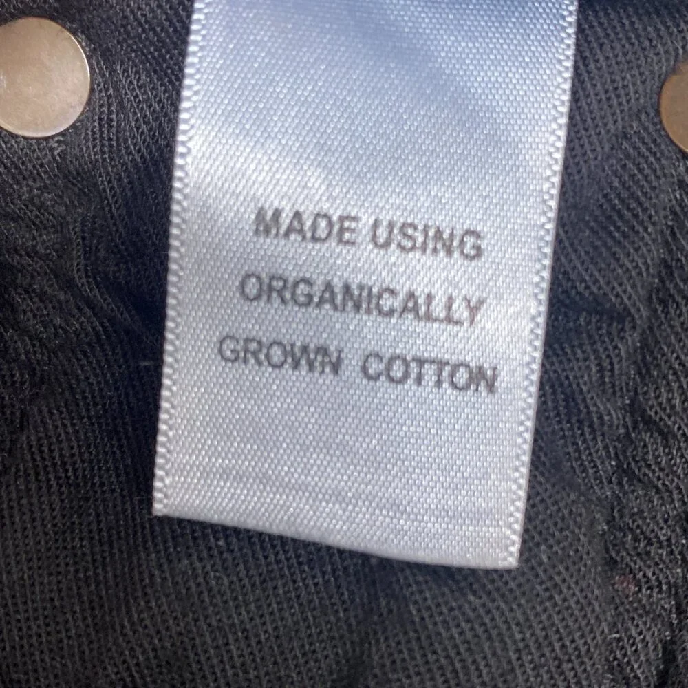 AGOLDE Jeans Womens 24 Black Toni Mid Rise Straight Organic Cotton Blend